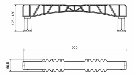 Ножки для ванн EXCELLENT / WHITECROSS NWT-50