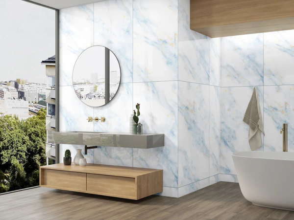 Керамогранит WHITE STORM glossy (ETACN1221GL6060) 60x60 от Eternal (Индия)