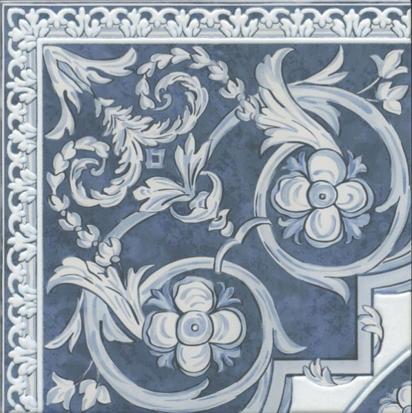 Декор Алмаш угол cиний (HGD/A509/SG9174) 30x30x8 от Kerama Marazzi (Россия)