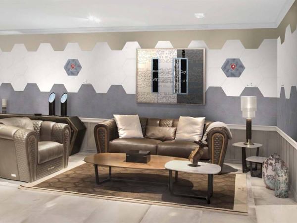 Керамогранит INDY Beige Esagono lato 20 (TL20ID02) 40x34.6 от Lamborghini Tonino (Италия)