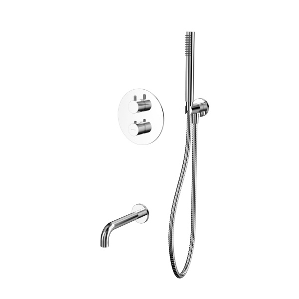 Термостатическая система для ванны скрытого монтажа WHITECROSS Y YSET10CR (хром)