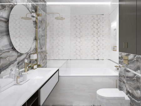 Декор Mania мозаичный серый (MM34102) 25x25 от Laparet