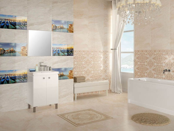 Настенная плитка Petra (C-PRL301D) светло-бежевая 29.7x60 от Cersanit (Россия)