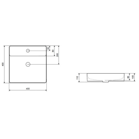 Умывальник EXCELLENT Rima 2.0 40