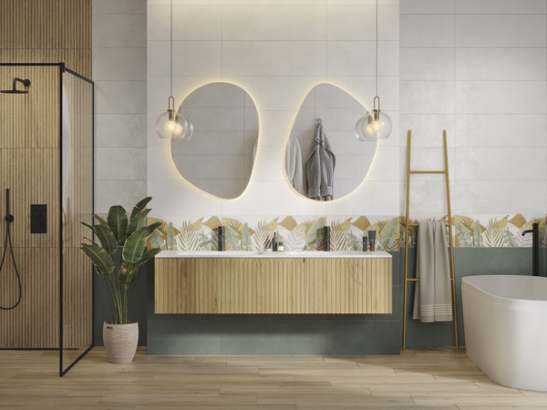 Вставка New garden многоцветный (16520) 25x75 от Mei (Германия)