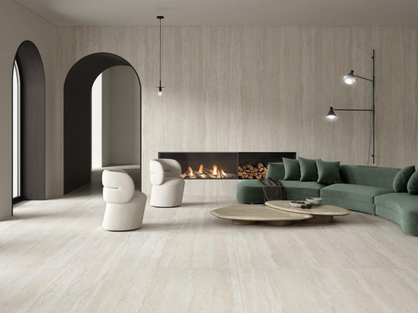 Керамогранит TIVOLI WHITE MATT. TRAVERTINO MIX (3 вариации) 160x320x0.6 от Ascale (Испания)
