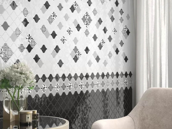 Декор Арабески глянцевый орнамент (OS/A26/65000) 6.5x6.5 от Kerama Marazzi (Россия)