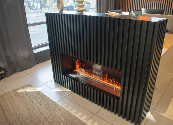 Электрический очаг Schones Feuer 3D FireLine 1000 Pro со стальной крышкой