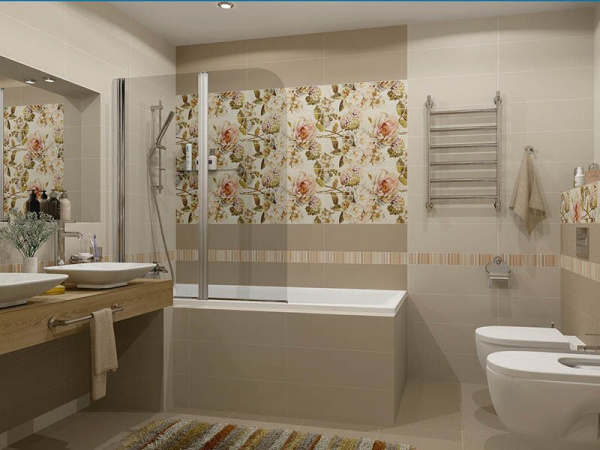 Настенная плитка Princess бежевая (C-PCS011Dn) 20x60 от Cersanit (Россия)