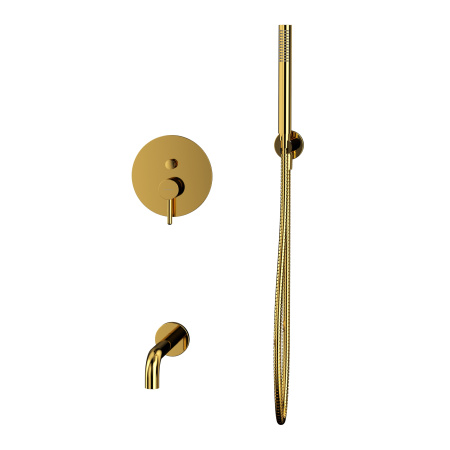 Система для ванны скрытого монтажа WHITECROSS Y YSET06GL (золото)