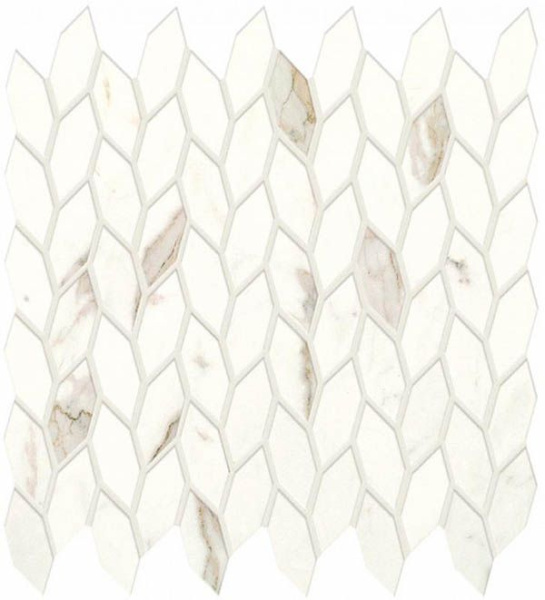 Мозаика Marvel Shine Calacatta Prestigio Mos. Twist Shiny (A4WL) 30.5x30.5 от Atlas Concorde (Италия)