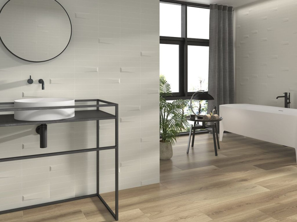 Настенная плитка Three-D Flat Blue 5x20 от APE Ceramica (Испания)