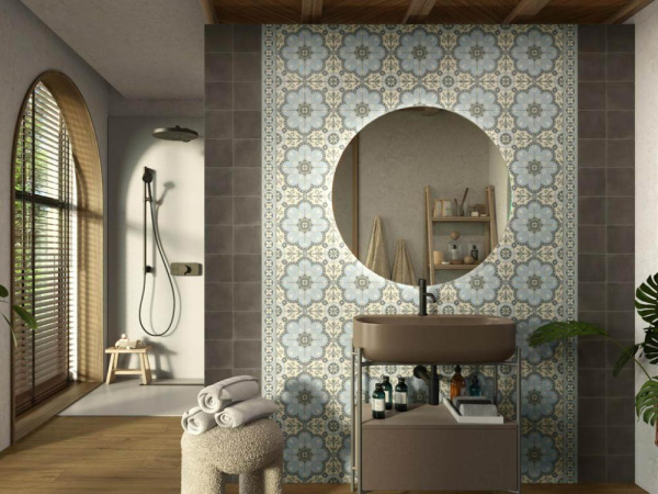 Керамогранит BEL HISTOIRE BRIGITTE COIN A (кратно 4 шт) (VVS1515_037S) 15x15 от Revoir Paris (Испания)