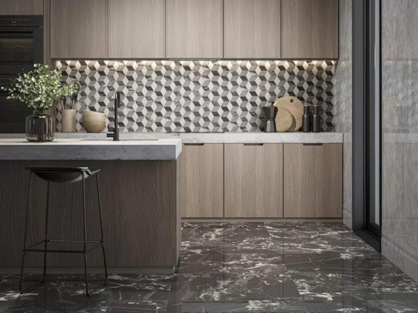 Керамогранит Риальто зеленый лаппатированный SG592302R 119.5x238.5 от Kerama Marazzi (Россия)