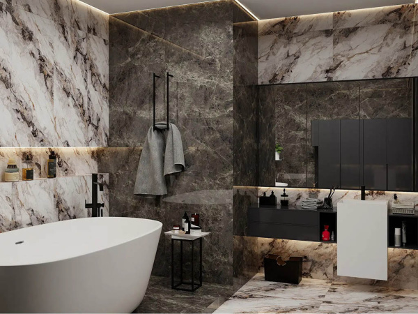 Керамогранит Pekin Marble Gold Glitter 60x120 от Zibo Fusure (Китай)