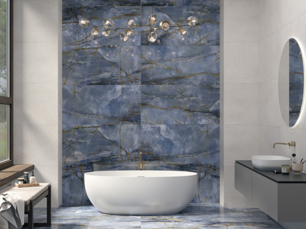 Керамогранит Enigma 17546 полированный многоцветный ректификат 60x120 от Mei (Германия)