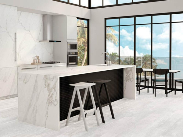 Керамогранит BOOKMATCH GRASSI WHITE A POLISHED 160x320x0.6 от Ascale (Испания)