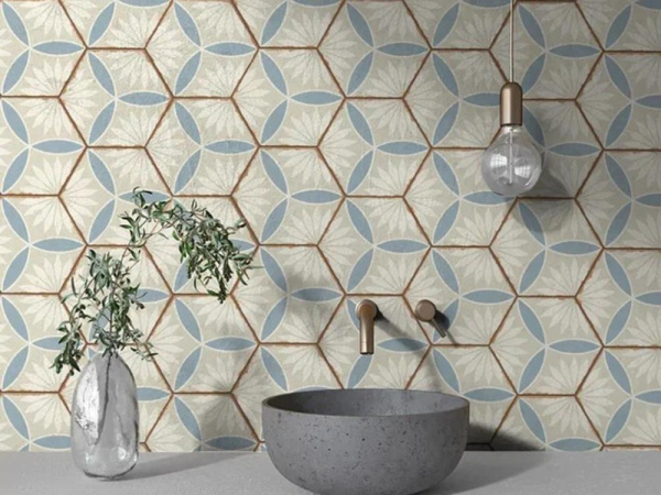 Керамогранит Kaleidoscope Green MATT (ENPTR6036MT2225) 22x25x0.8 от Ennface (Индия)