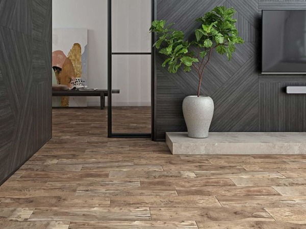 Керамогранит Harbourwood глаз. серый (16732) 18.5x59.8 от Cersanit (Россия)