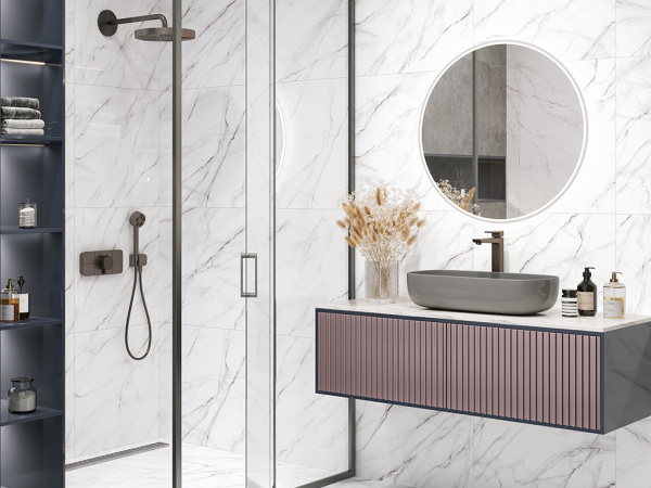 Керамогранит Neo Calacatta (GFU60120NCL04R) матовый 60x120x0.85 от Alma Ceramica (Россия)