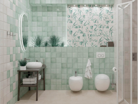 Настенная плитка Mate Crema 15x15 от Eletto Ceramica (Россия)