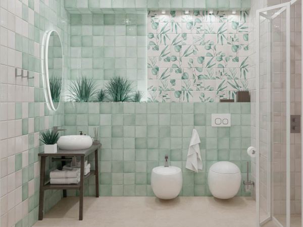 Настенная плитка Mate Blue 15x15 от Eletto Ceramica (Россия)