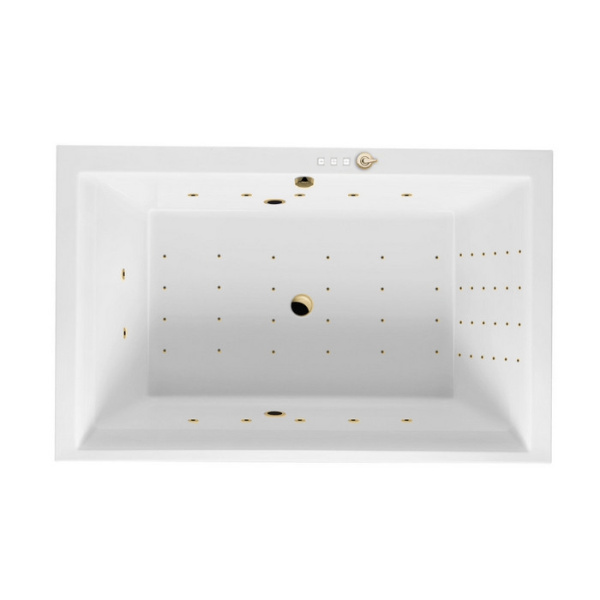 Ванна EXCELLENT Crown Lux 190x120 "NANO" (золото)