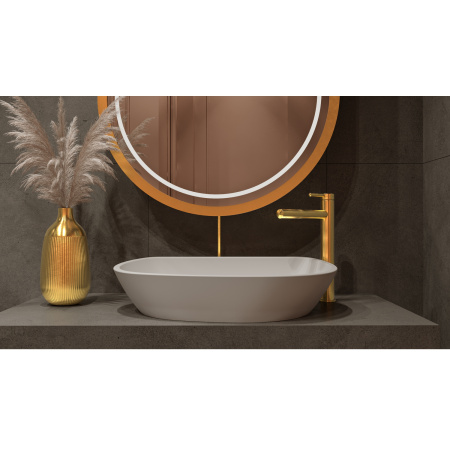 Умывальник WHITECROSS Ametrine 60x37 (белый мат) иск. камень