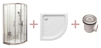Душевой уголок Ravak Blix XP2CP4-90 90x90 с поддоном и сифоном 70508014