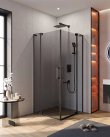 Душевой уголок Cezares Slider 90х100 SLIDER-AH-2-90/100-100/110-GRIGIO-NERO