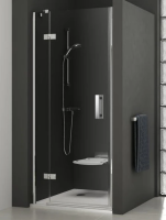 Душевая дверь в нишу Ravak Smartline SMSD2-110 A-L профиль хром, стекло прозрачное