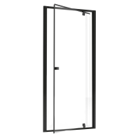 Душевая дверь в нишу Ravak Pivot PDOP1-80 профиль черный, стекло прозрачное