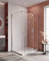ДУШЕВЫЕ КАБИНЫ И ОГРАЖДЕНИЯ CEZARES LINER-AH-1-120/90-C-Cr-R Душевой уголок