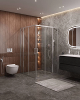 Душевой уголок Cezares Molveno 120х110 MOLVENO-AH-22-120/110-C-Cr-IV