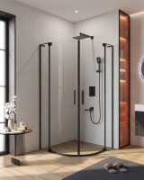 Душевой уголок Cezares Slider 90х90 SLIDER-R-2-90/100-C-NERO