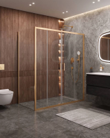 ДУШЕВЫЕ КАБИНЫ И ОГРАЖДЕНИЯ CEZARES MOLVENO-AH-2/1-170/90-C-BORO-IV Душевой уголок