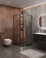 ДУШЕВЫЕ КАБИНЫ И ОГРАЖДЕНИЯ CEZARES MOLVENO-R-1-90-C-GM-IV Душевой уголок