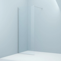 Душевая перегородка Iddis Slide 80 см. профиль хром, стекло прозрачное