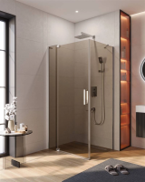 Душевой уголок Cezares Slider 100х80 SLIDER-AH-1-80-100/110-BR-Cr