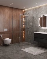 ДУШЕВЫЕ КАБИНЫ И ОГРАЖДЕНИЯ CEZARES MOLVENO-AH-11-120/90-C-Cr-IV Душевой уголок