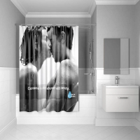Штора для ванной Iddis Romance SCID160P серый Штора для ванной Iddis Romance SCID160P серый