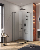 Душевой уголок Cezares Slider 90х100 SLIDER-AH-2-90/100-100/110-C-NERO