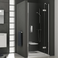 Душевая дверь в нишу Ravak SMSD2-90-A-L Smartline профиль хром, стекло прозрачное