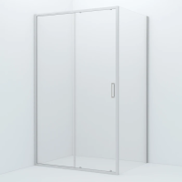 Душевая перегородка Iddis Zodiac 120 см. профиль хром, стекло прозрачное