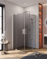 Душевой уголок Cezares Slider 100х100 SLIDER-A-2-100/110-GRIGIO-Cr