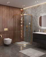 ДУШЕВЫЕ КАБИНЫ И ОГРАЖДЕНИЯ CEZARES MOLVENO-R-2-90-C-BORO-IV Душевой уголок