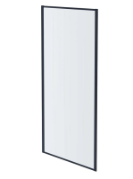 Душевая перегородка Aquatek 90 см. профиль оружейная сталь, стекло прозрачное