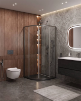 ДУШЕВЫЕ КАБИНЫ И ОГРАЖДЕНИЯ CEZARES MOLVENO-R-2-100-C-GM-IV Душевой уголок