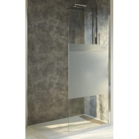 Душевая перегородка Jacob Delafon Contra 90 см. профиль хром, стекло прозрачное