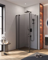 Душевой уголок Cezares Slider 90х80 SLIDER-AH-1-80-90/100-GRIGIO-NERO